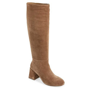Tory Burch Tan Suede Heeled Boots